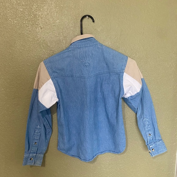 Vintage Denim Western Button Down - Picture 5 of 6